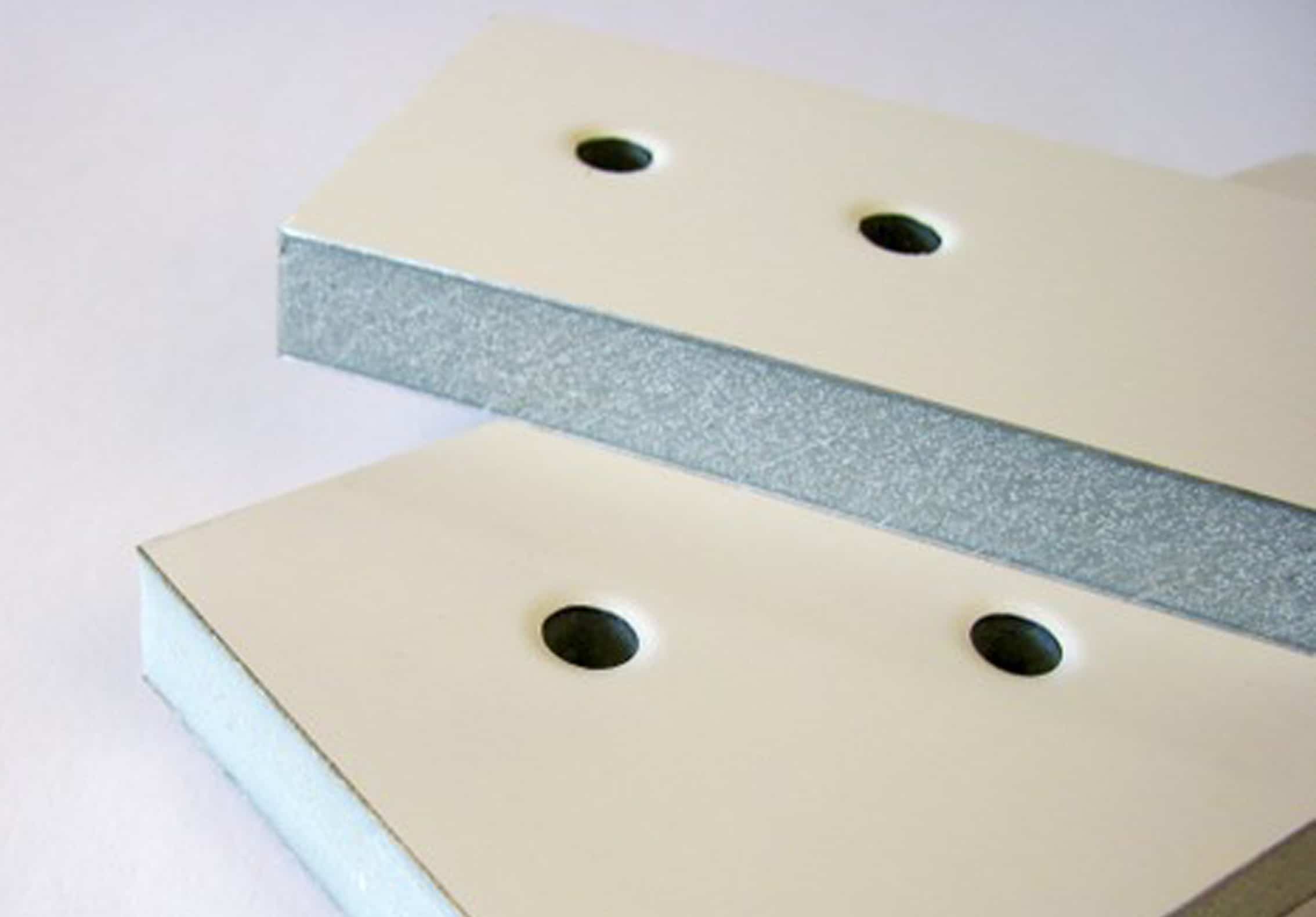 Composite parts with holes