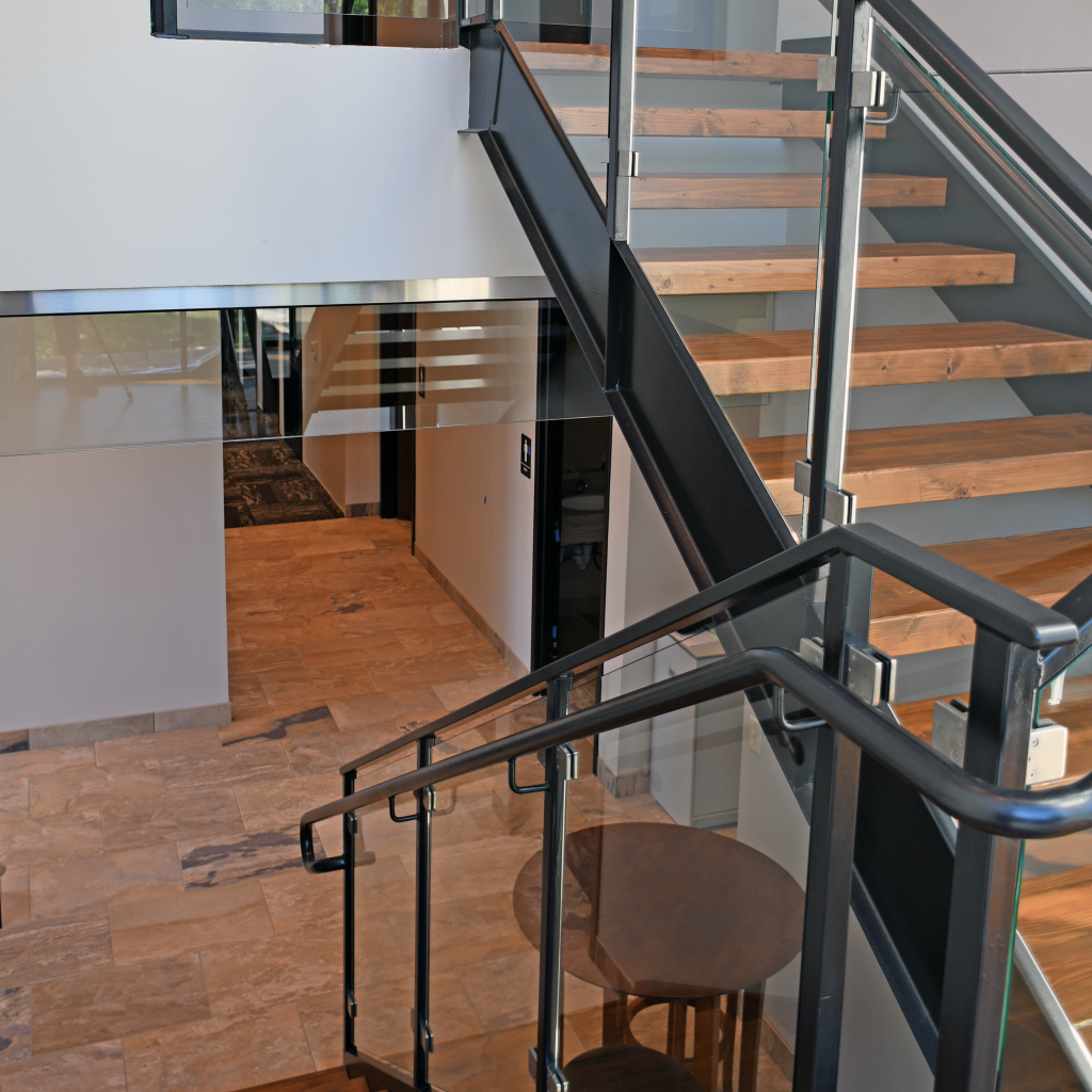 Hiawatha Bank Railing
